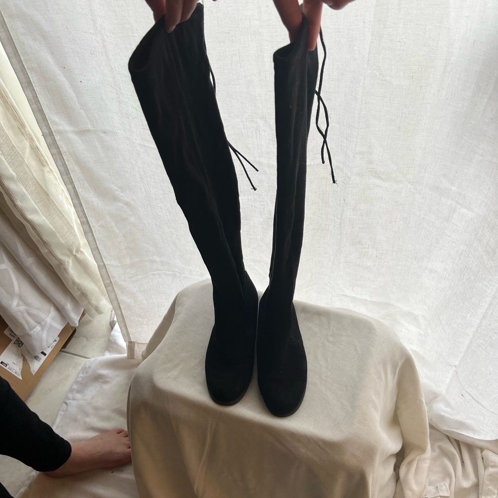 Unisa over the knee black boots